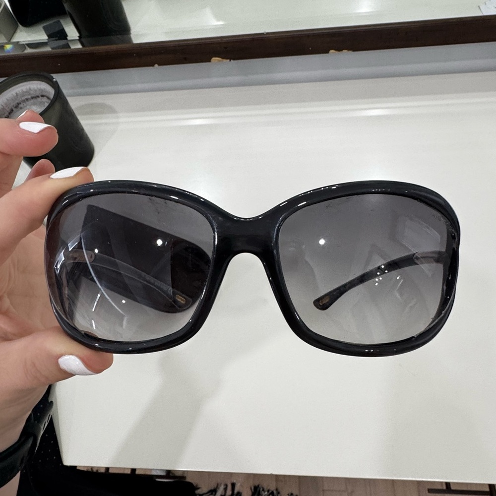 Tom Ford Black Oversized Sunglasses